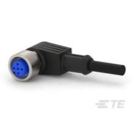 TE CONNECTIVITY M12 x 1.0 angled socket pigt shld A 2273103-3